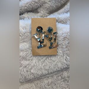 Custom made LV earrings